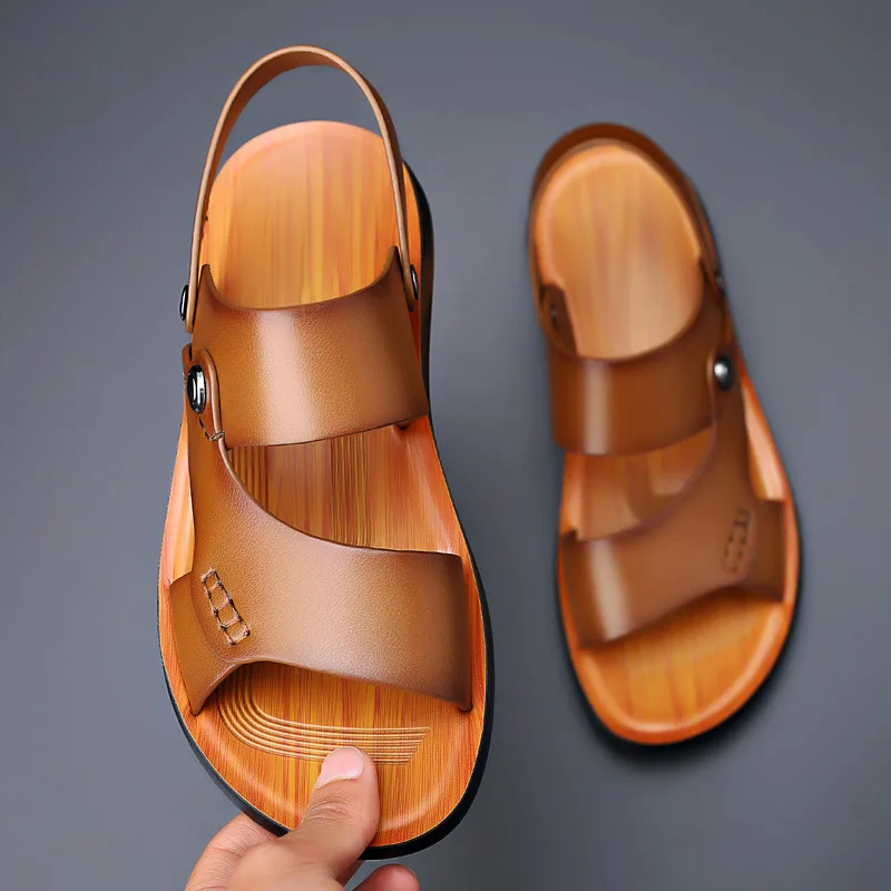 Julia | Dames Zomer Leren Sandalen