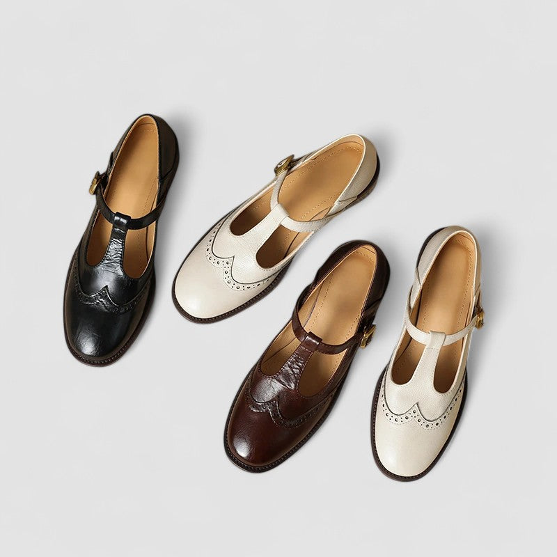 Tess | Dames Vintage Mary Jane Schoenen