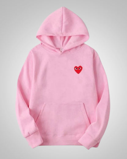 Puck | Dames Casual Katoenen Hart Hoodie