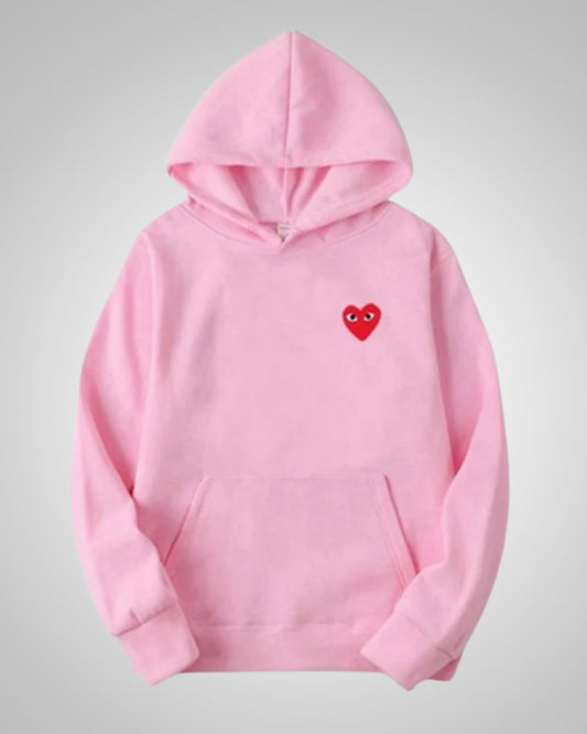 Puck | Dames Casual Katoenen Hart Hoodie
