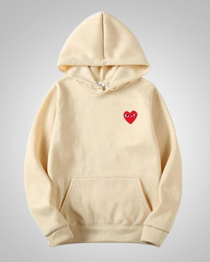 Puck | Dames Casual Katoenen Hart Hoodie