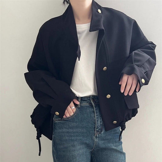 Marit | Dames Oversized Knoopsluiting Jas