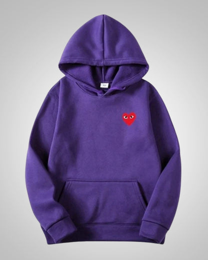 Puck | Dames Casual Katoenen Hart Hoodie