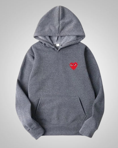 Puck | Dames Casual Katoenen Hart Hoodie