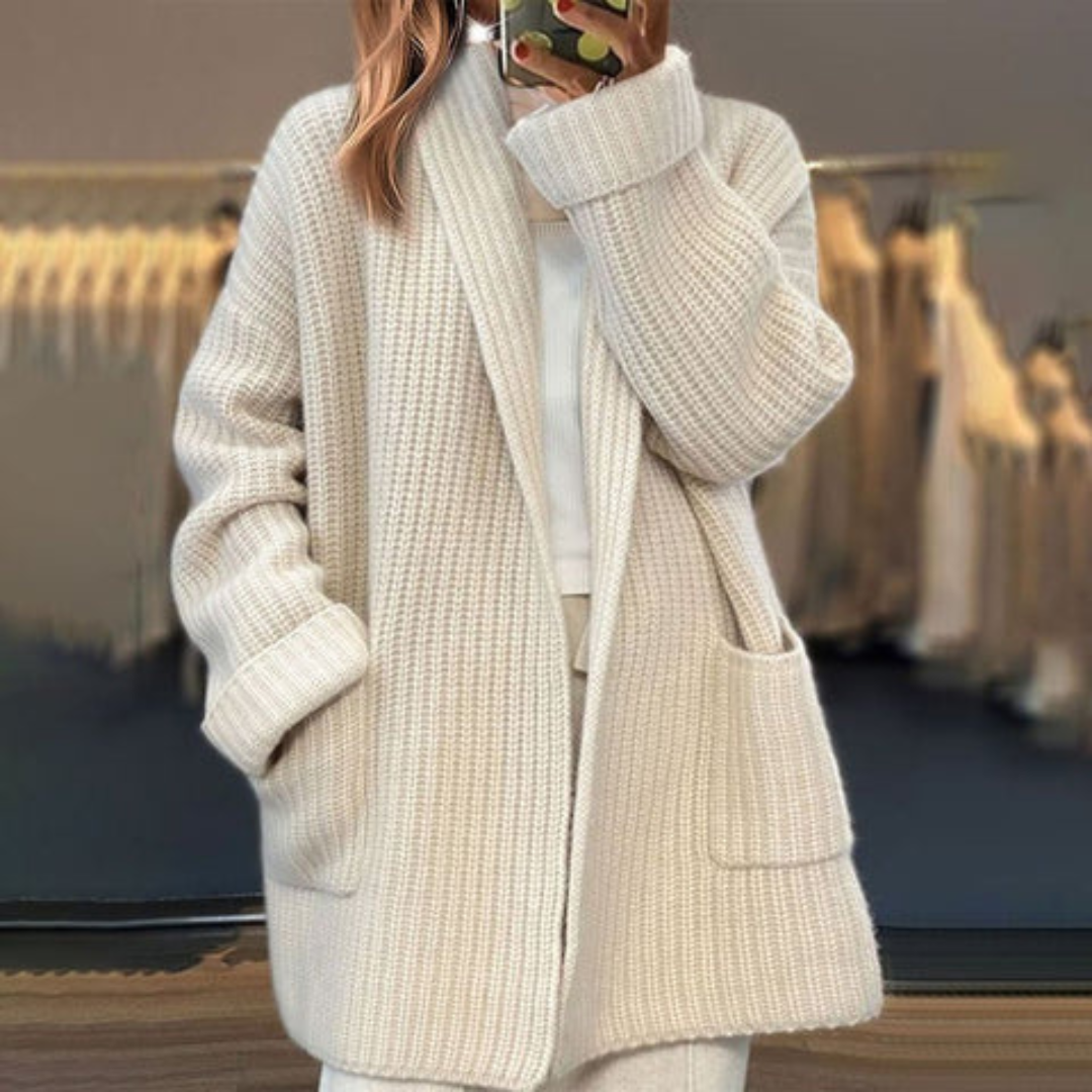 Isa | Dames Oversized Gebreid Vest