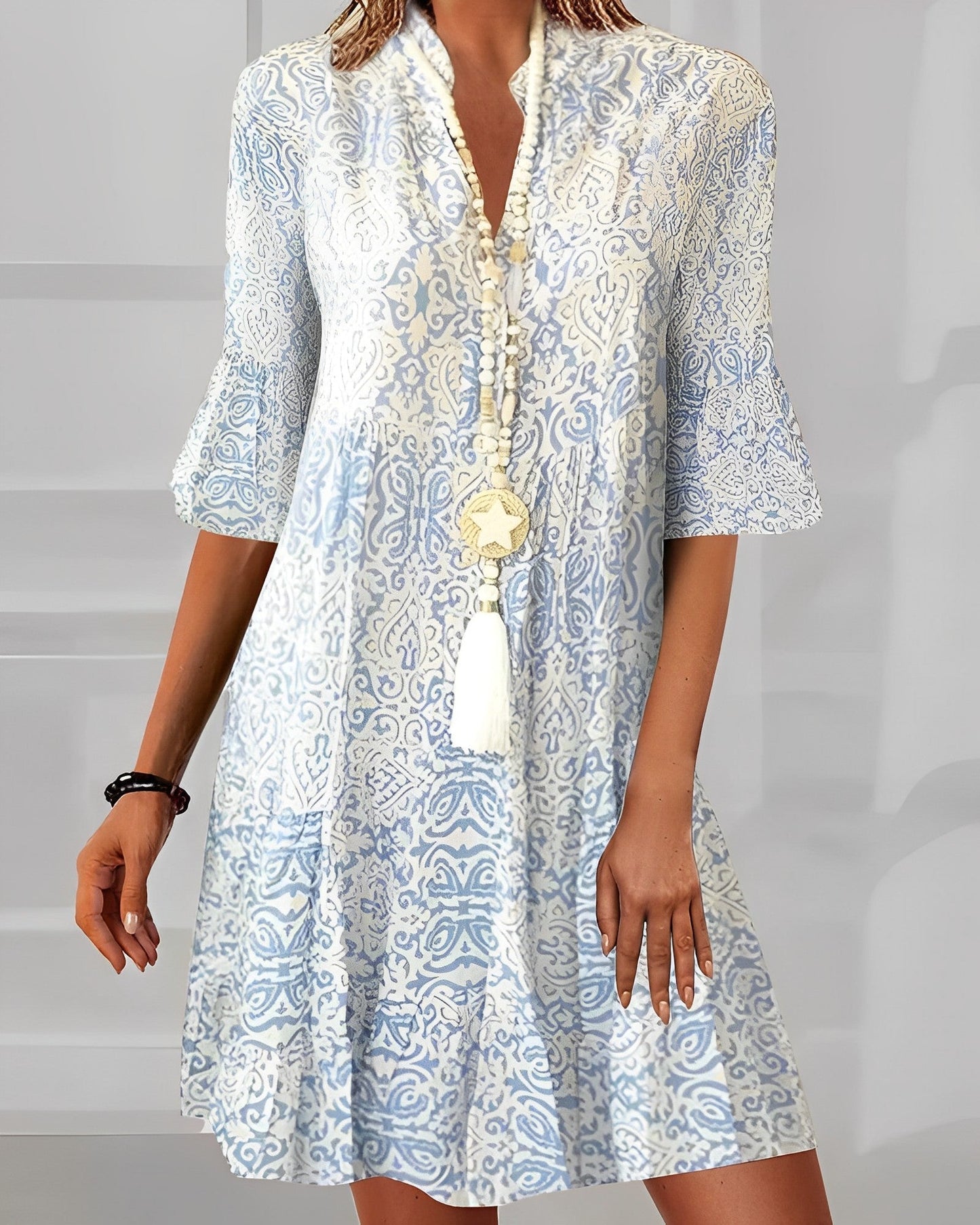 Giovanna | Dames Zomerse Boho Midi-jurk