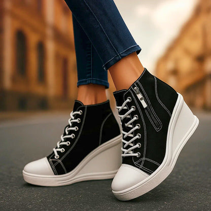 Astrid | Dames Platform Sneakers met Hak