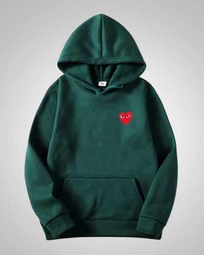 Puck | Dames Casual Katoenen Hart Hoodie