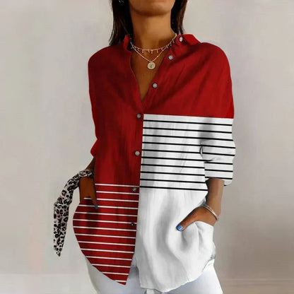 Colorful Striped Blouse