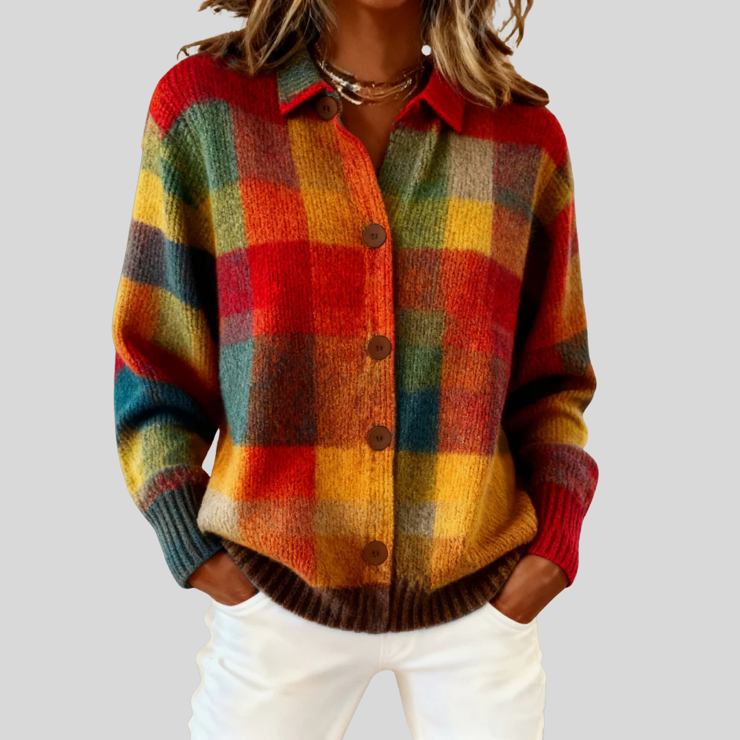 Amber | Dames Retro Gebreid Vest