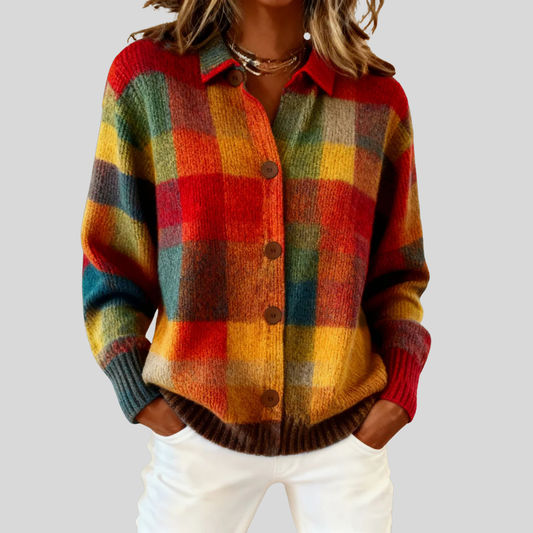 Amber | Dames Retro Gebreid Vest