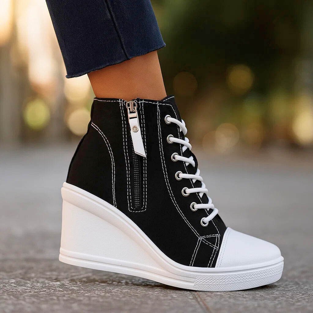 Astrid | Dames Platform Sneakers met Hak