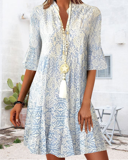 Giovanna | Dames Zomerse Boho Midi-jurk