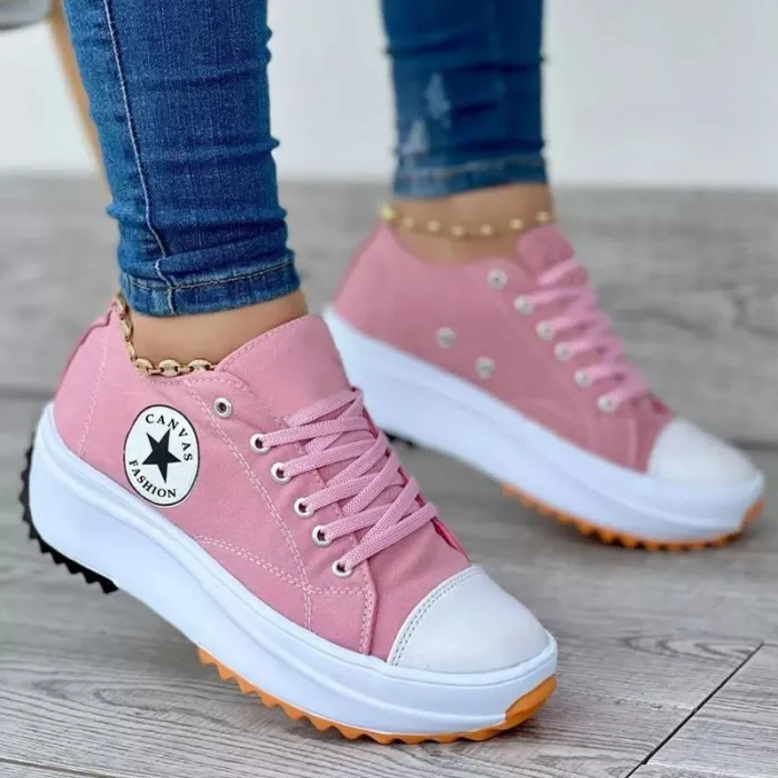 Merel | Dames Klassieke Platform Sneakers