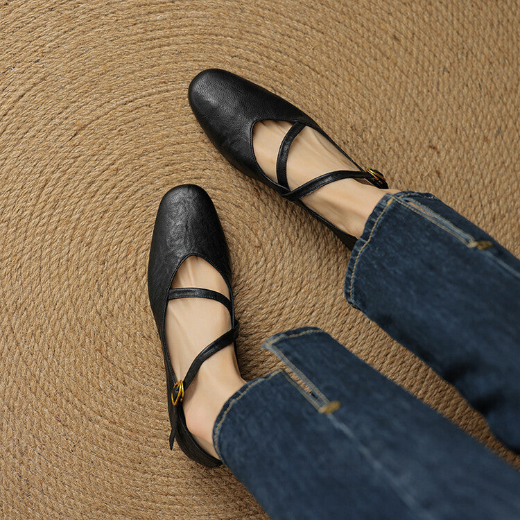 Esmee | Dames Casual Leren Platte Schoenen