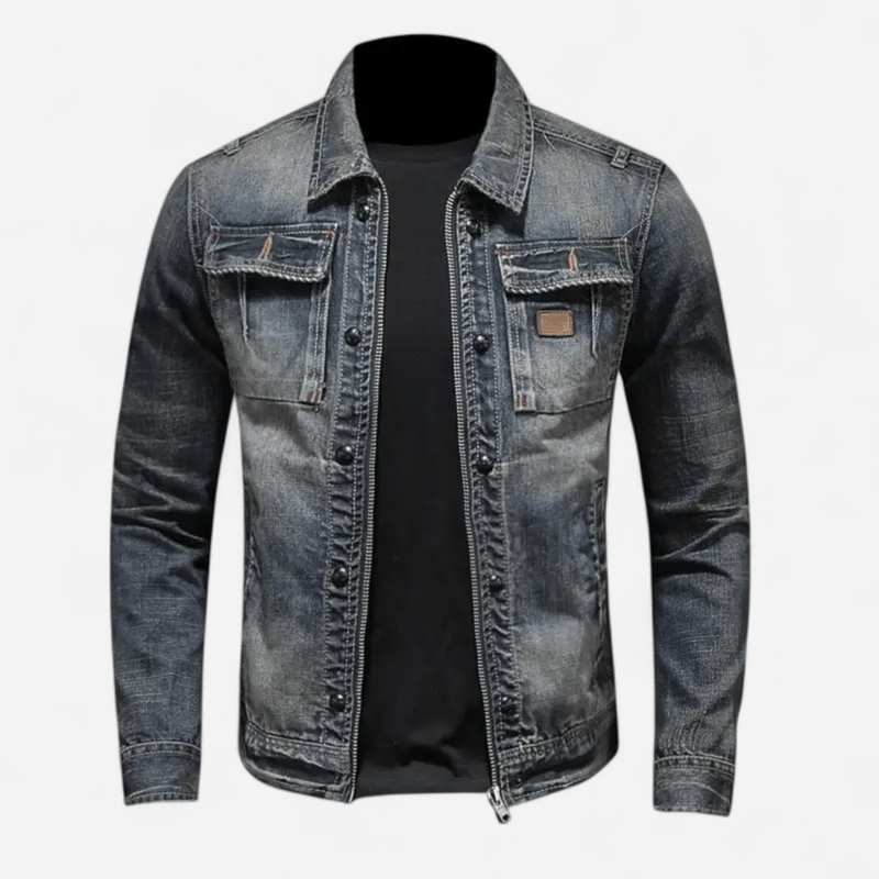 Anne | Dames Vintage Korte Denim Spijkerjasje