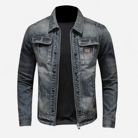 Anne | Dames Vintage Korte Denim Spijkerjasje