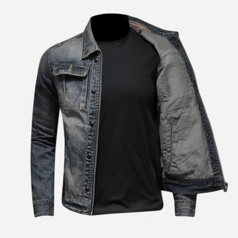 Anne | Dames Vintage Korte Denim Spijkerjasje