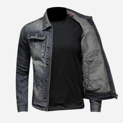 Anne | Dames Vintage Korte Denim Spijkerjasje