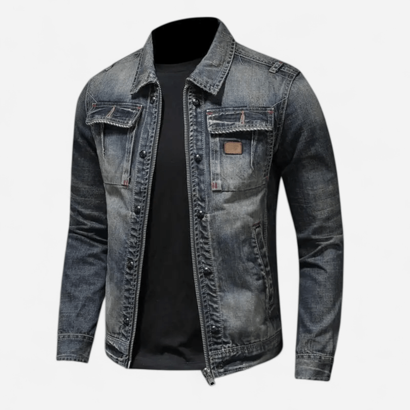 Anne | Dames Vintage Korte Denim Spijkerjasje