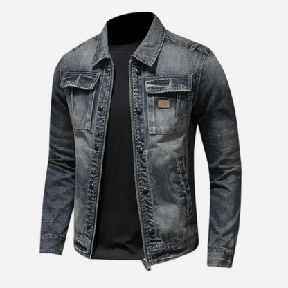 Anne | Dames Vintage Korte Denim Spijkerjasje