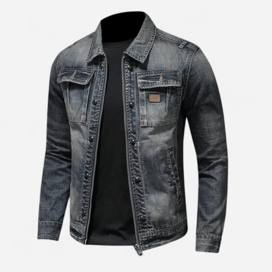 Anne | Dames Vintage Korte Denim Spijkerjasje