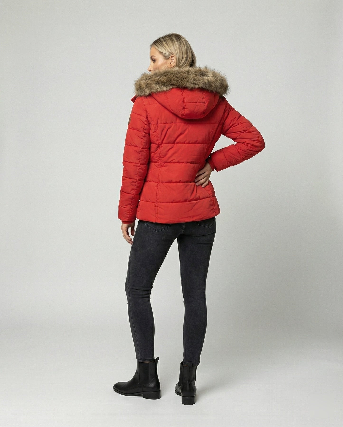 Eulalia | Dames Warme Lange Winterjas met Faux Fur