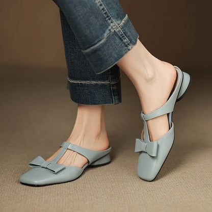 Nova | Dames Leren Slip-On Muiltjes