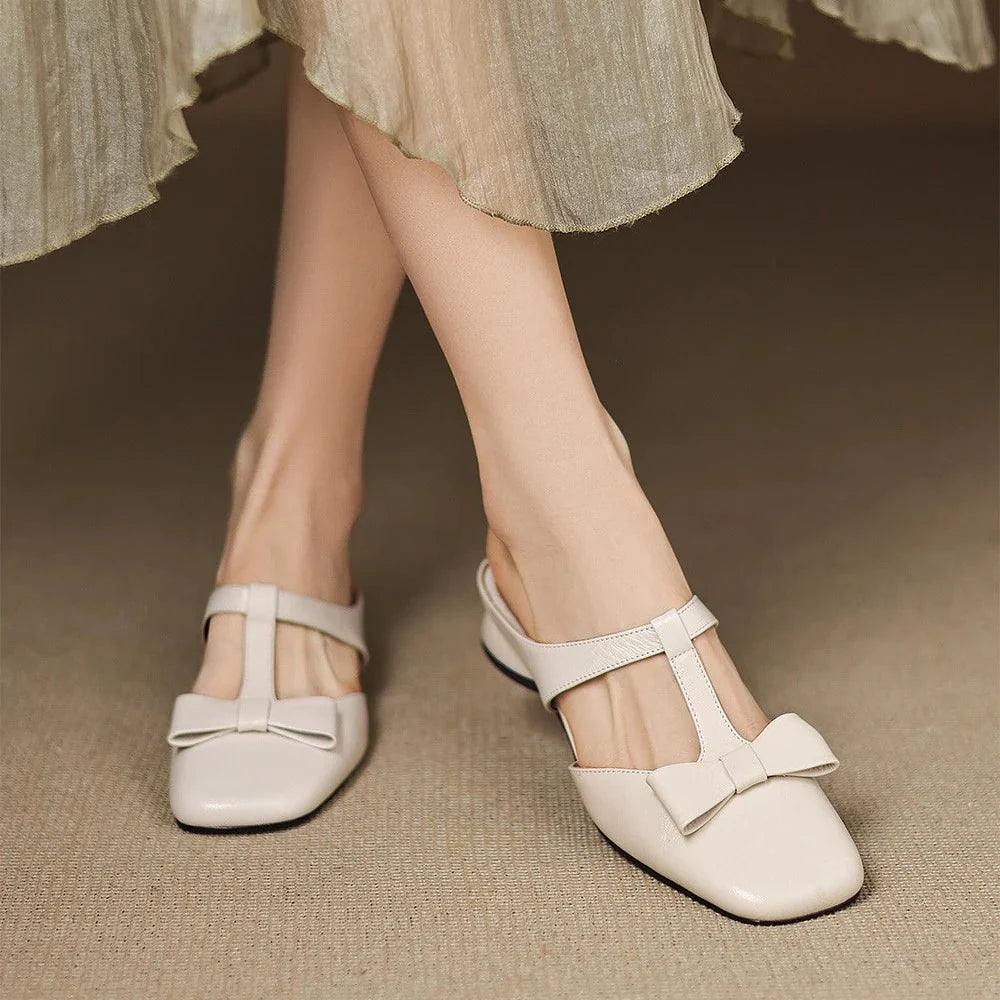 Nova | Dames Leren Slip-On Muiltjes