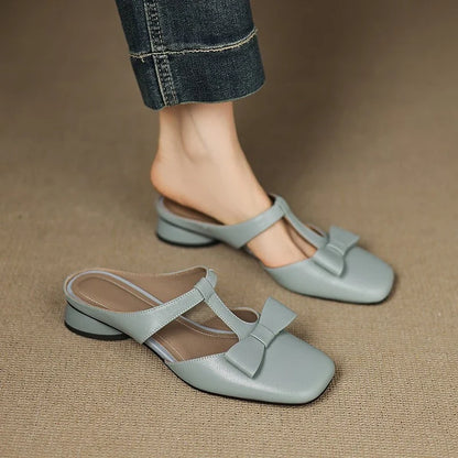 Nova | Dames Leren Slip-On Muiltjes