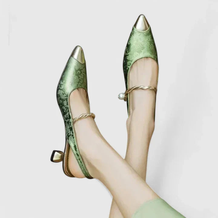Livia | Dames Zomer Blokhak Pumps