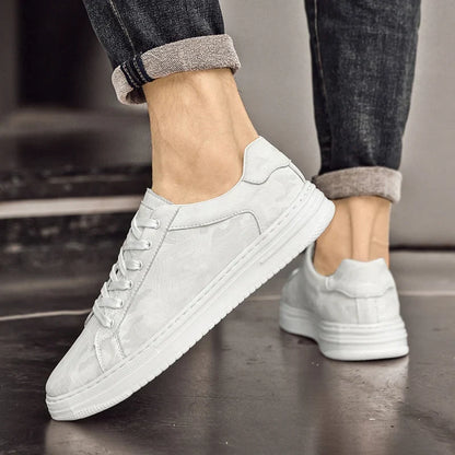 Eva | Dames Stijlvolle Leren Sneakers