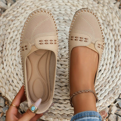 Veerle | Dames Lichtgewicht Handgestikte Loafers