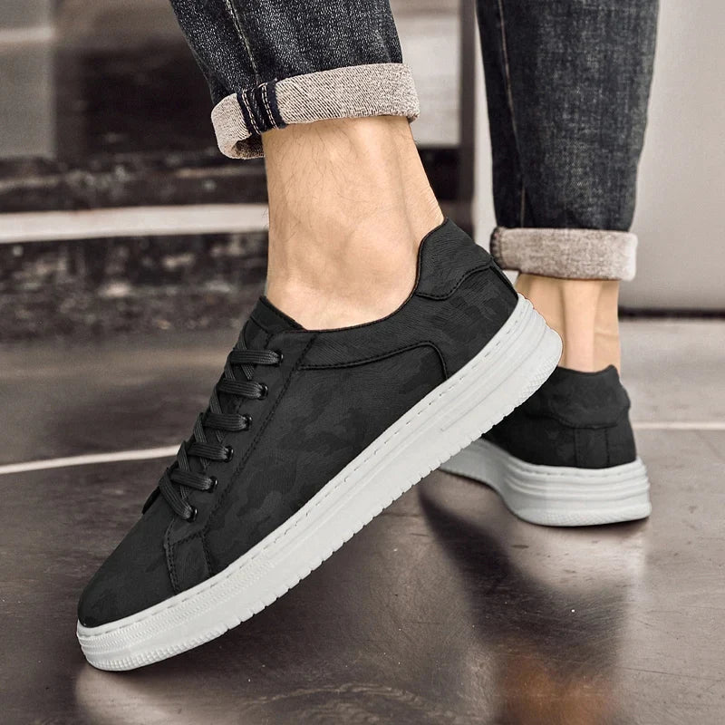 Eva | Dames Stijlvolle Leren Sneakers