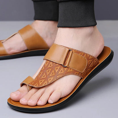 Esmee | Dames Moderne Leren Geometrische Sandalen