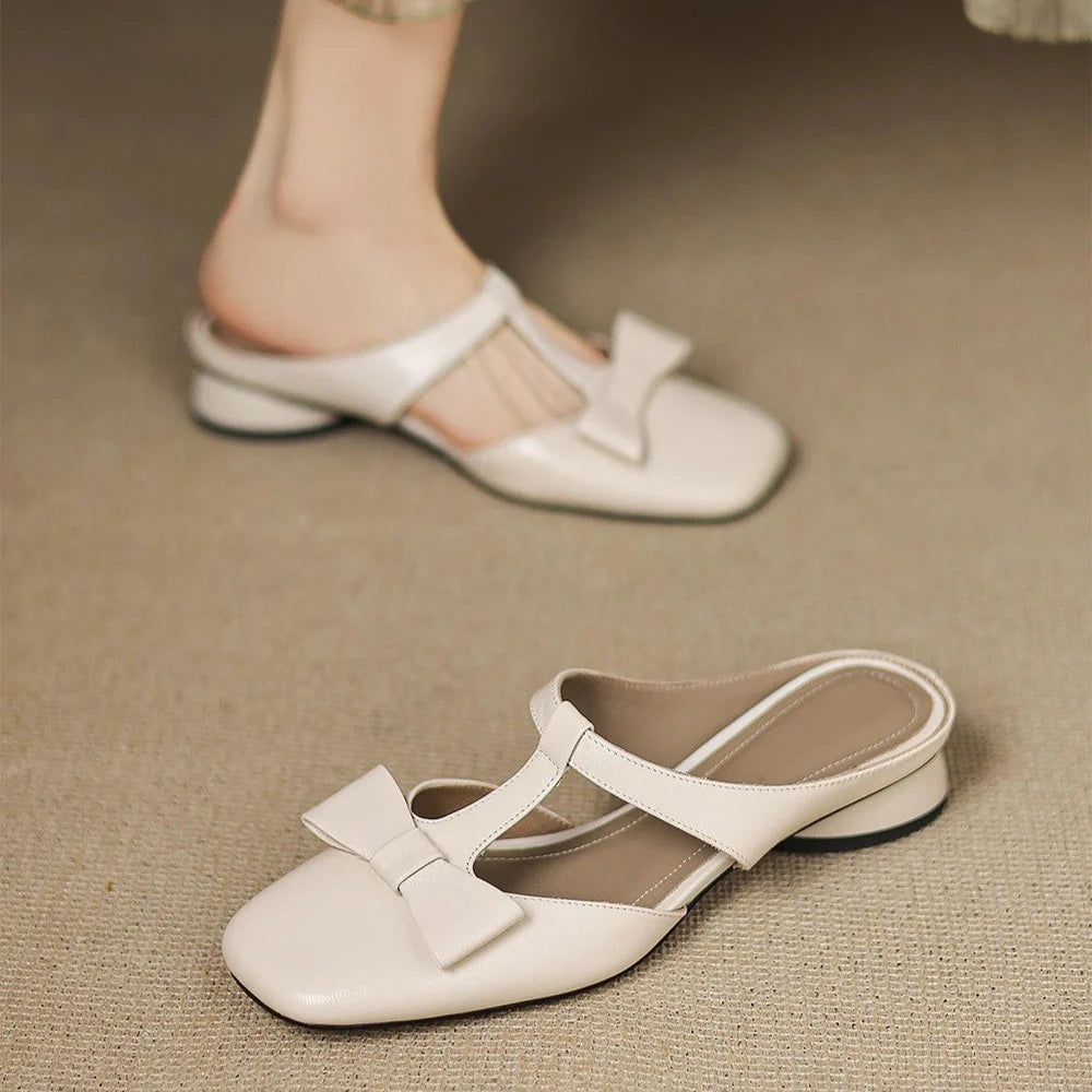 Nova | Dames Leren Slip-On Muiltjes