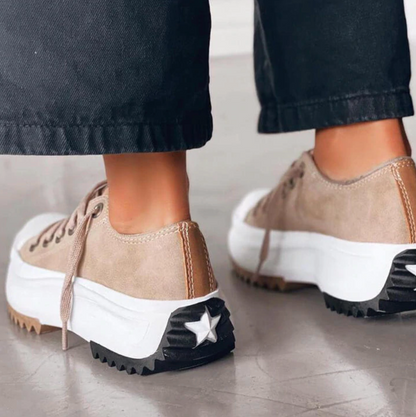 Meike | Dames Platform Canvas Sneakers