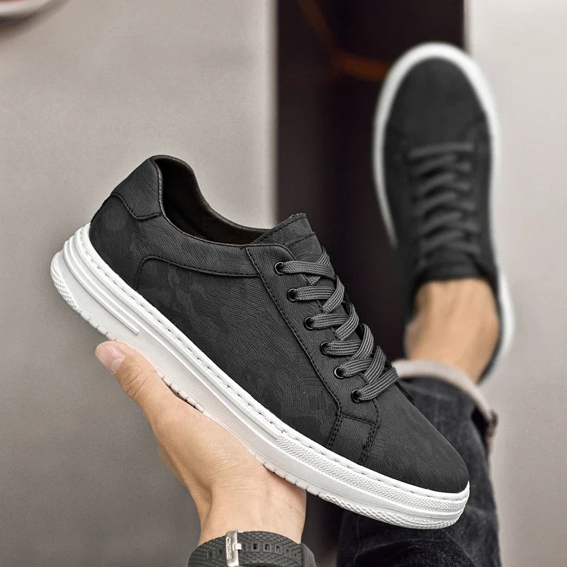 Eva | Dames Stijlvolle Leren Sneakers
