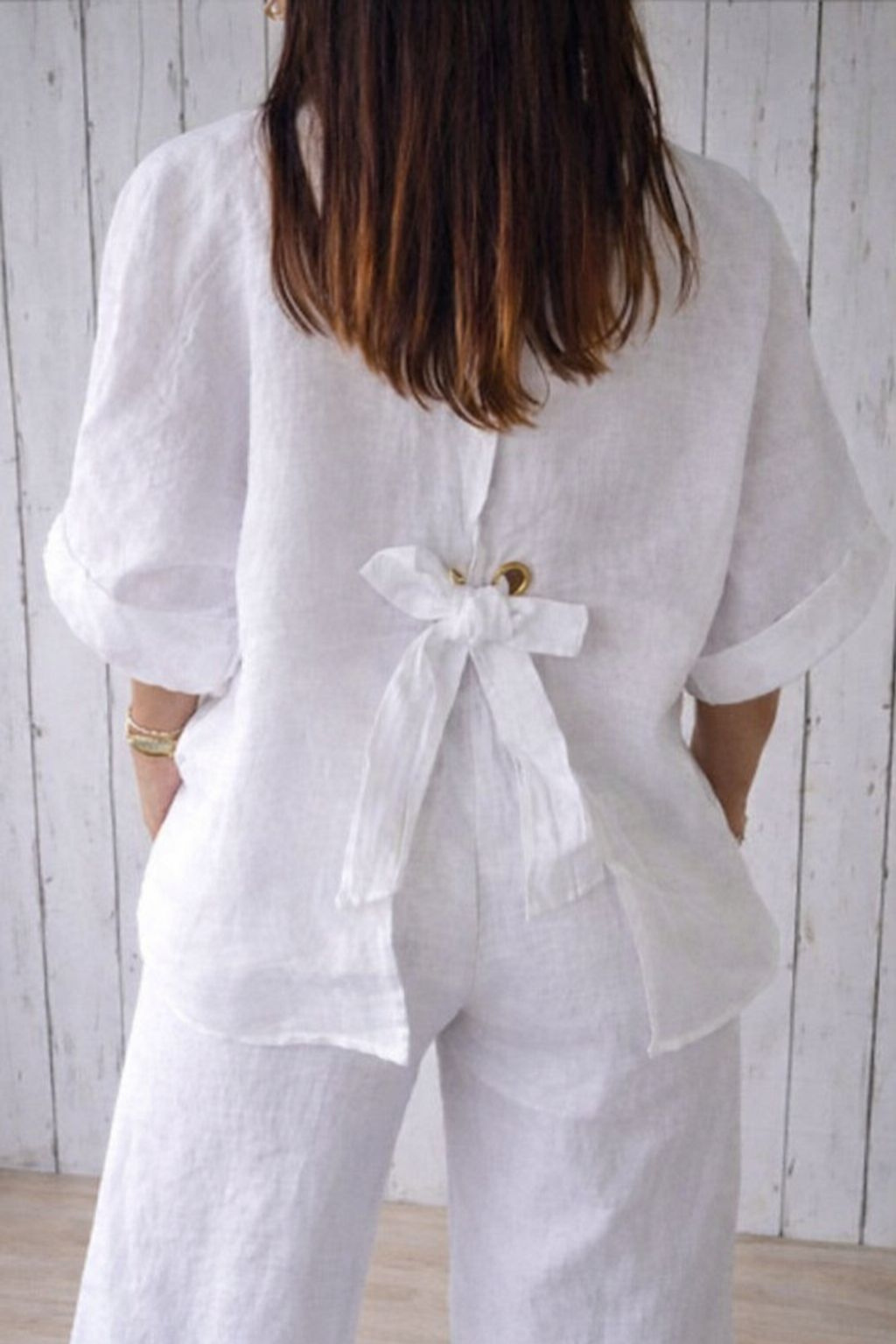 Sanne | Dames Luchtige Zomer Knopen Blouse
