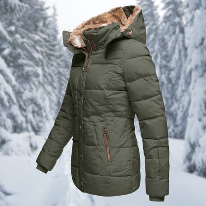 Fia | Dames Gevoerde Warme Winterparka