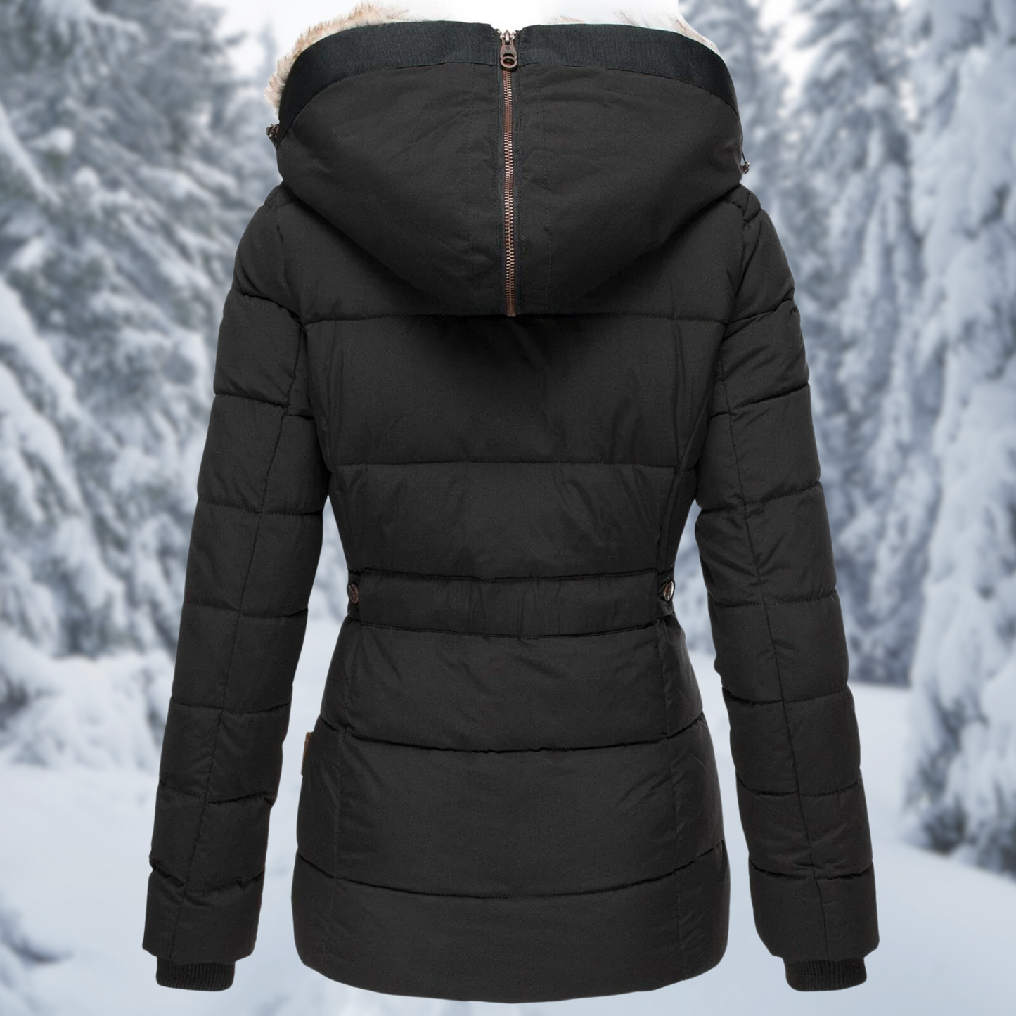 Fia | Dames Gevoerde Warme Winterparka