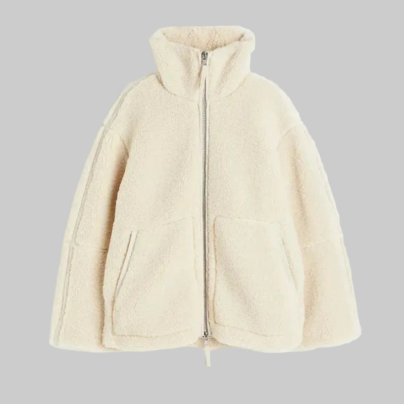 Ellery | Dames Winter Oversized Teddyjas met Rits
