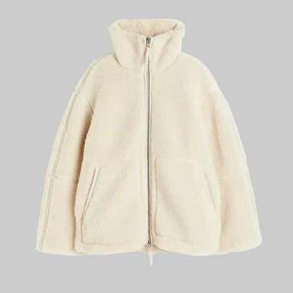 Ellery | Dames Winter Oversized Teddyjas met Rits