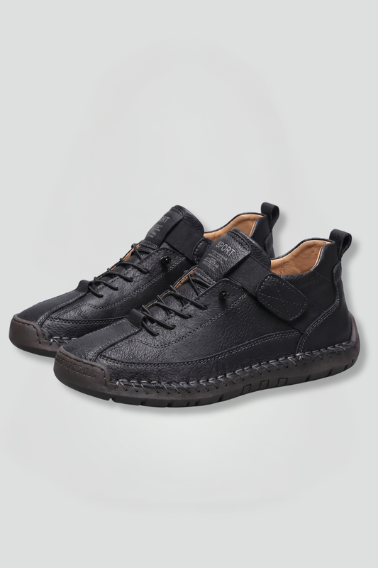 Elodie | Dames Leren Flexibele Lage Trainers