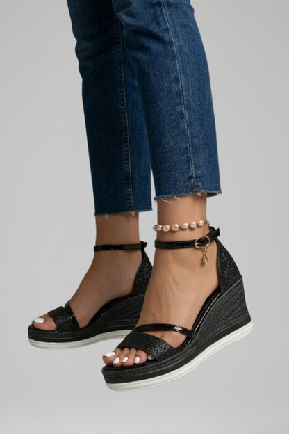 Jonne | Dames Orthopedische Gecushionde Instap Sandalen