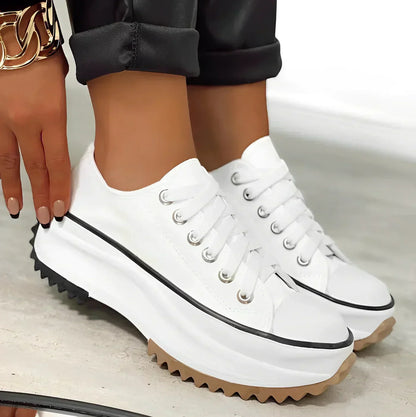Meike | Dames Platform Canvas Sneakers