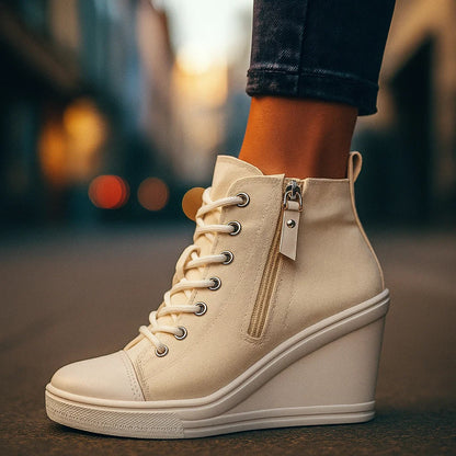 Astrid | Dames Platform Sneakers met Hak