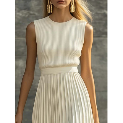 Valentina | Dames Stijlvolle Plissé Rok en Blouse Set