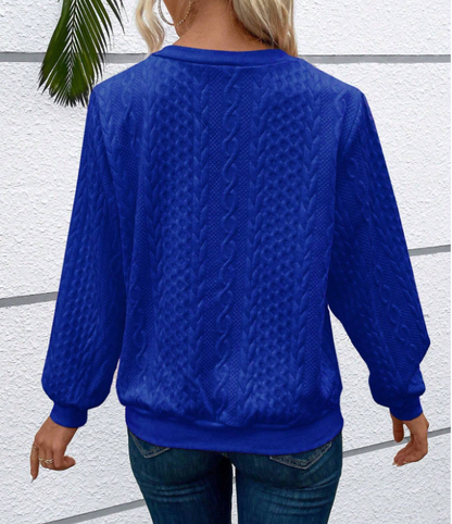 Suze | Dames Casual Geribbelde Rits Trui