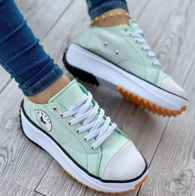 Merel | Dames Klassieke Platform Sneakers